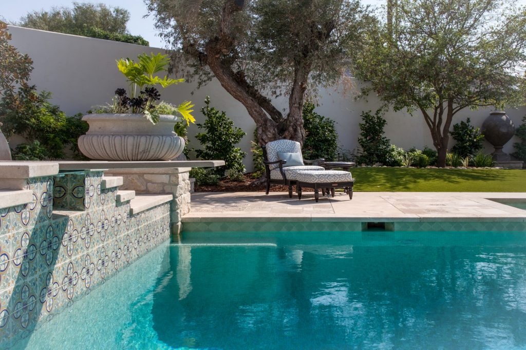 Inspiration for a mediterranean pool remodel in San Diego
