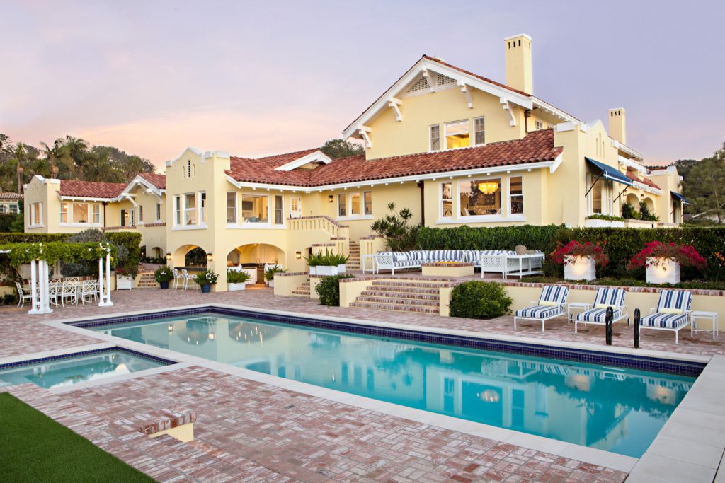 Inspiration for a mediterranean pool remodel in San Diego