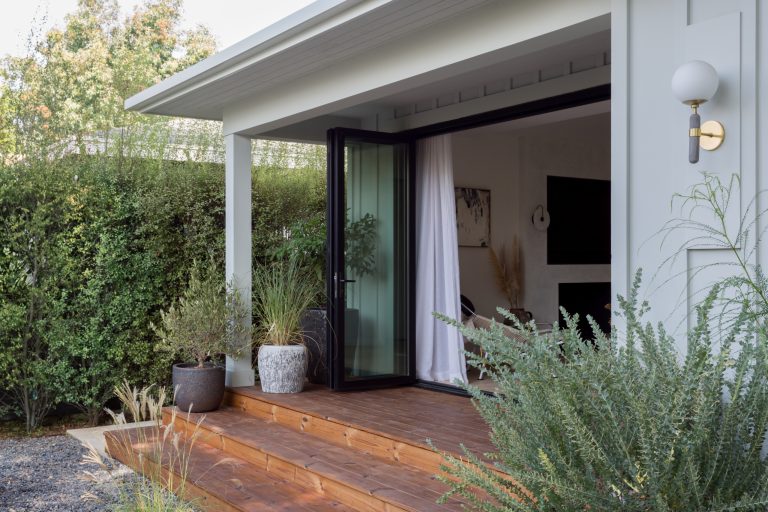 Inspiration for a mid-sized contemporary front porch remodel in Other with a fire pit and decking by User | Outdoor Photos | Porch | Landscaping | Landscape Design | Outdoor Living Space | Porch Design Ideas | Outdoor Living Space Ideas | Backyard Design