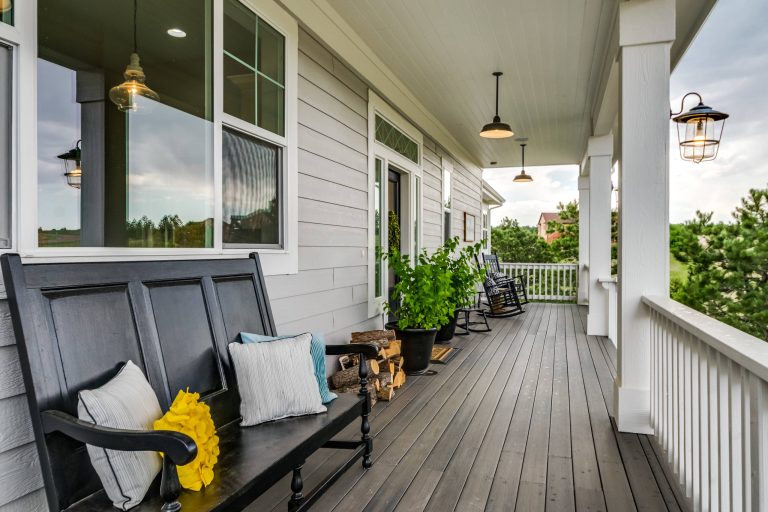 Inspiration for a mid-sized cottage porch remodel in Denver by All About Home Design | Outdoor Photos | Porch | Landscaping | Landscape Design | Outdoor Living Space | Porch Design Ideas | Outdoor Living Space Ideas | Backyard Design