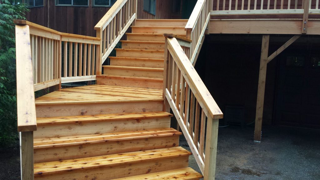 Inspiration for a mid-sized front porch remodel in Seattle with a roof extension and decking by Elements of Nature | Outdoor Photos | Porch | Landscaping | Landscape Design | Outdoor Living Space | Porch Design Ideas | Outdoor Living Space Ideas | Backyard Design