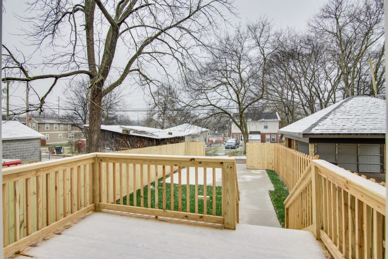 Inspiration for a mid-sized timeless back porch remodel in Nashville with decking by White Pines Building Group | Outdoor Photos | Porch | Landscaping | Landscape Design | Outdoor Living Space | Porch Design Ideas | Outdoor Living Space Ideas | Backyard Design