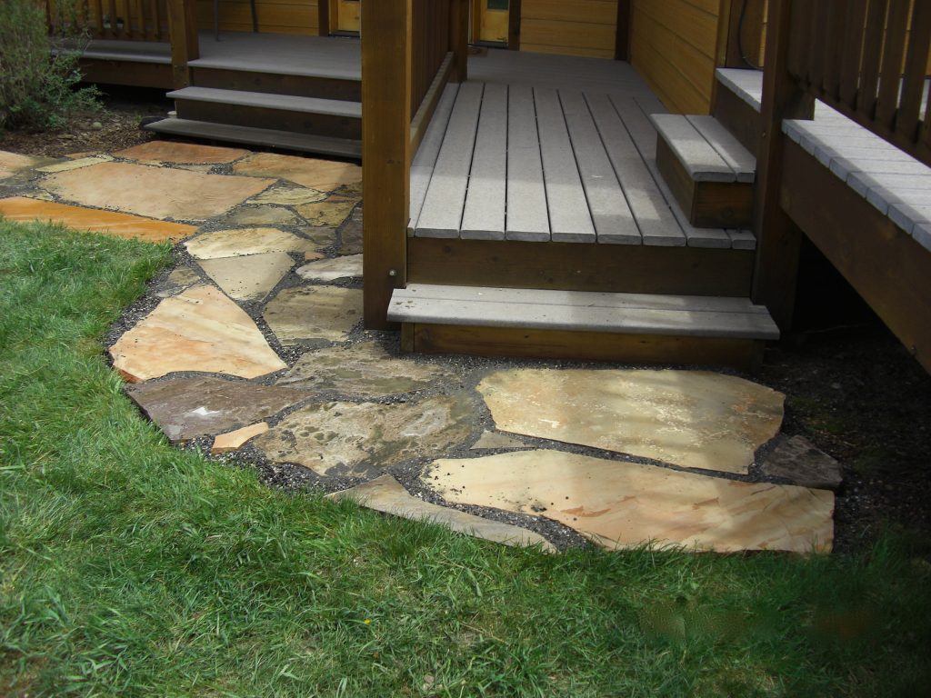 Inspiration for a mid-sized timeless stone front porch remodel in Denver by Alpine Meadows LLC | Outdoor Photos | Porch | Landscaping | Landscape Design | Outdoor Living Space | Porch Design Ideas | Outdoor Living Space Ideas | Backyard Design