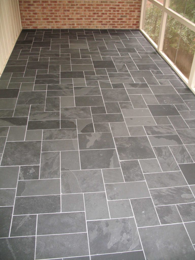 Inspiration for a mid-sized timeless tile screened-in back porch remodel in DC Metro with a roof extension by Hugh J Keany | Outdoor Photos | Porch | Landscaping | Landscape Design | Outdoor Living Space | Porch Design Ideas | Outdoor Living Space Ideas | Backyard Design