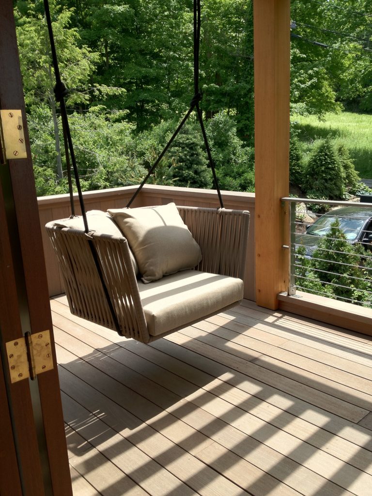 Inspiration for a modern porch remodel in New York by Scott Anderson Design | Outdoor Photos | Porch | Landscaping | Landscape Design | Outdoor Living Space | Porch Design Ideas | Outdoor Living Space Ideas | Backyard Design