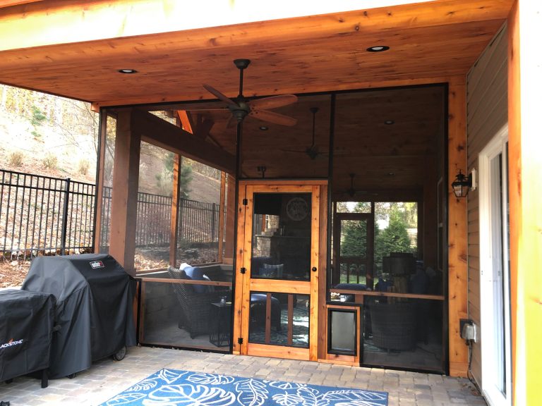 Inspiration for a rustic porch remodel in Charlotte by E&S General Construction Inc | Outdoor Photos | Porch | Landscaping | Landscape Design | Outdoor Living Space | Porch Design Ideas | Outdoor Living Space Ideas | Backyard Design