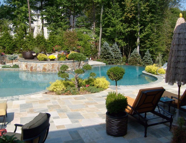 Inspiration for a shabby-chic style pool remodel in Other