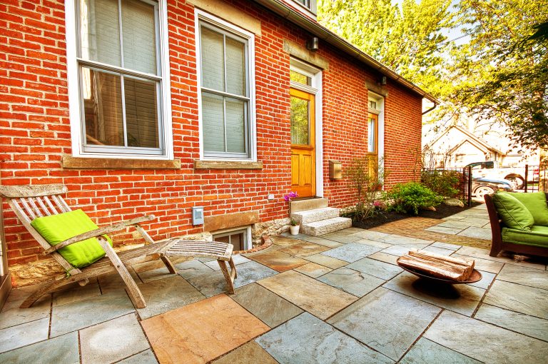 Inspiration for a stone patio remodel in Columbus by Meyers Landscape Services | Outdoor Photos | Porch | Landscaping | Landscape Design | Outdoor Living Space | Porch Design Ideas | Outdoor Living Space Ideas | Backyard Design