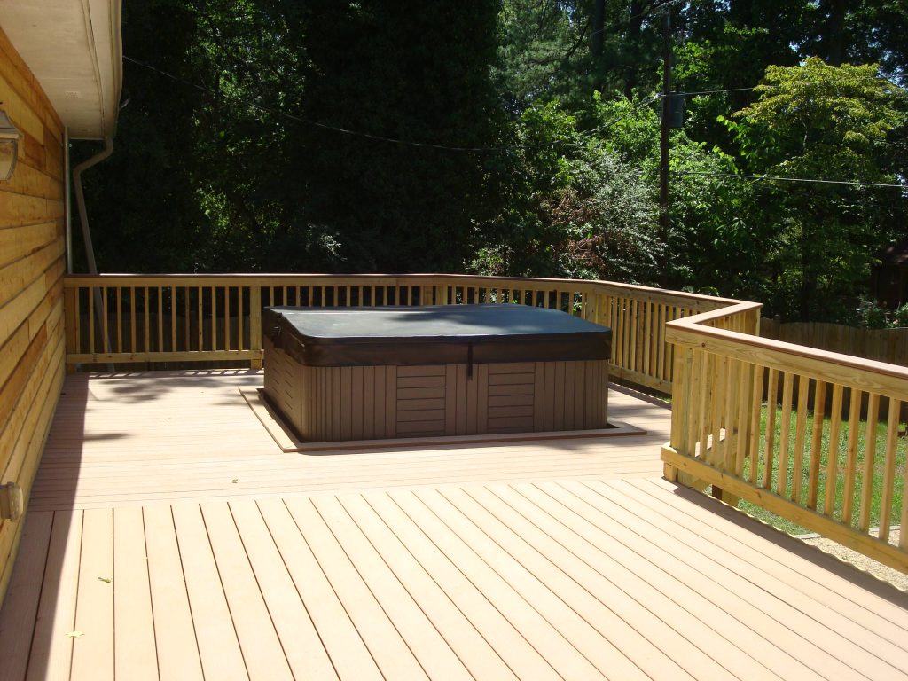 Inspiration for a timeless deck remodel in Birmingham by ACR Properties LLC | Outdoor Photos | Porch | Landscaping | Landscape Design | Outdoor Living Space | Porch Design Ideas | Outdoor Living Space Ideas | Backyard Design