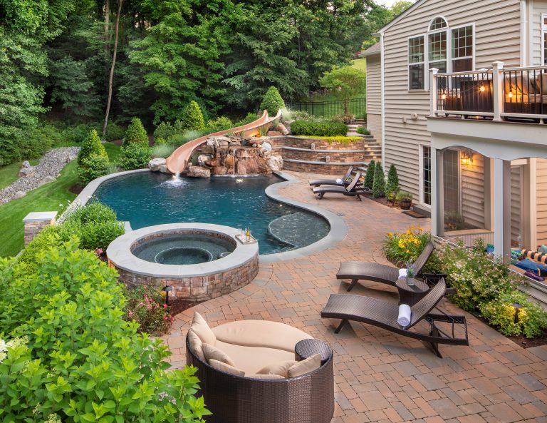 Inspiration for a timeless pool remodel in DC Metro