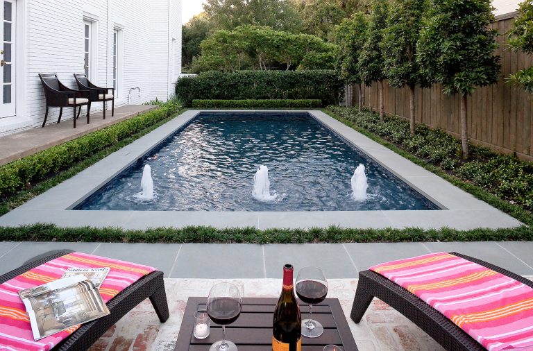 Inspiration for a timeless pool remodel in Houston