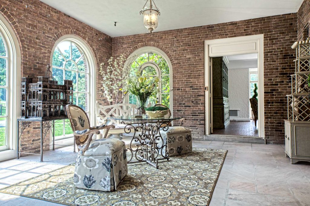 Inspiration for a timeless porch remodel in Charlotte with a roof extension by Furnitureland South | Outdoor Photos | Porch | Landscaping | Landscape Design | Outdoor Living Space | Porch Design Ideas | Outdoor Living Space Ideas | Backyard Design