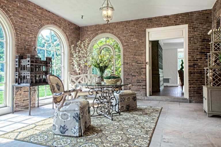 Inspiration for a timeless porch remodel in Charlotte with a roof extension by Furnitureland South | Outdoor Photos | Porch | Landscaping | Landscape Design | Outdoor Living Space | Porch Design Ideas | Outdoor Living Space Ideas | Backyard Design