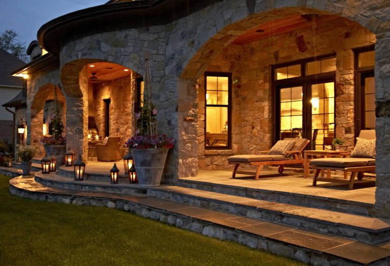 Inspiration for a timeless porch remodel in Detroit by At Home | Outdoor Photos | Porch | Landscaping | Landscape Design | Outdoor Living Space | Porch Design Ideas | Outdoor Living Space Ideas | Backyard Design