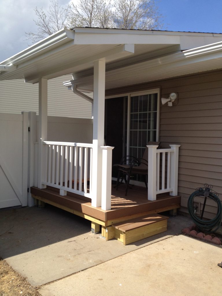 Inspiration for a timeless porch remodel in Omaha by Kitchen Transitions | Outdoor Photos | Porch | Landscaping | Landscape Design | Outdoor Living Space | Porch Design Ideas | Outdoor Living Space Ideas | Backyard Design