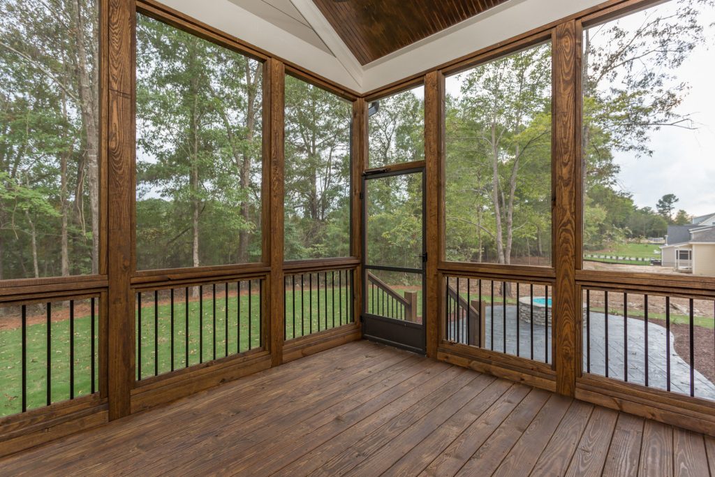 Inspiration for a timeless porch remodel in Raleigh by Tab Premium Built Homes | Outdoor Photos | Porch | Landscaping | Landscape Design | Outdoor Living Space | Porch Design Ideas | Outdoor Living Space Ideas | Backyard Design