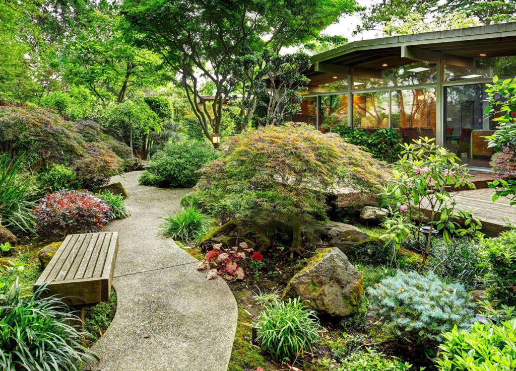 Inspiration for a traditional backyard concrete paver landscaping in Other.