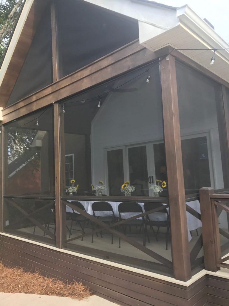 Inspiration for a transitional porch remodel in Atlanta by rhthurman68 | Outdoor Photos | Porch | Landscaping | Landscape Design | Outdoor Living Space | Porch Design Ideas | Outdoor Living Space Ideas | Backyard Design