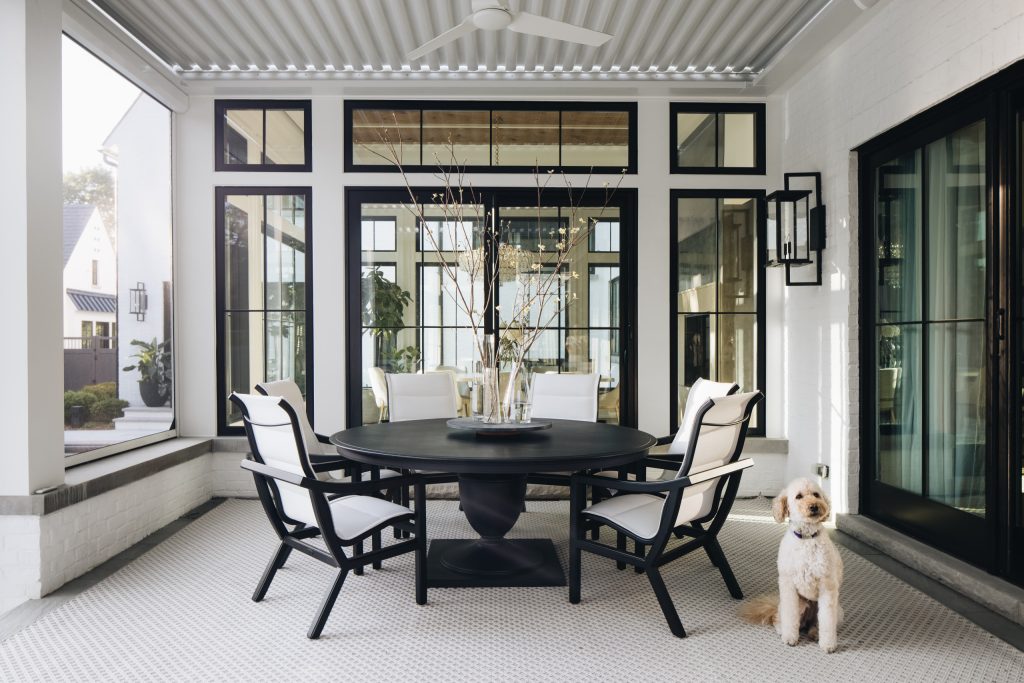 Inspiration for a transitional porch remodel in Chicago by Trend Building Services, Inc | Outdoor Photos | Porch | Landscaping | Landscape Design | Outdoor Living Space | Porch Design Ideas | Outdoor Living Space Ideas | Backyard Design