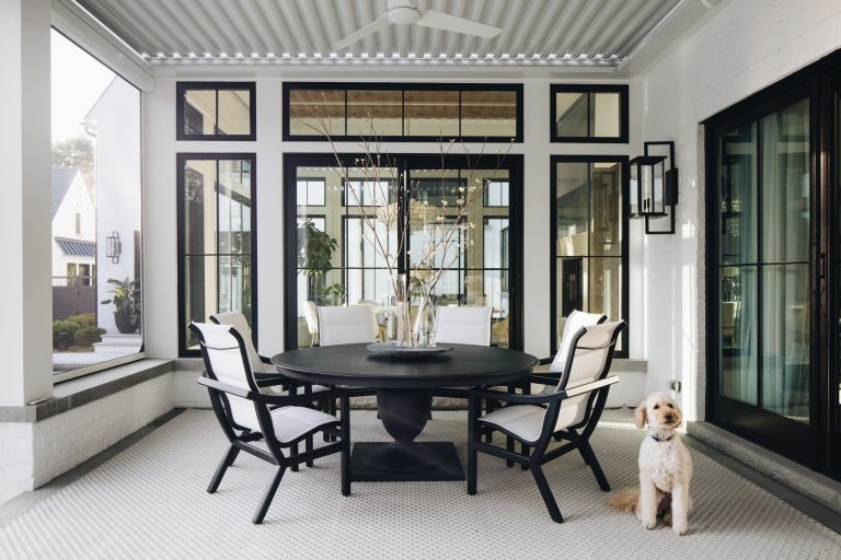 Inspiration for a transitional porch remodel in Chicago by Trend Building Services, Inc | Outdoor Photos | Porch | Landscaping | Landscape Design | Outdoor Living Space | Porch Design Ideas | Outdoor Living Space Ideas | Backyard Design