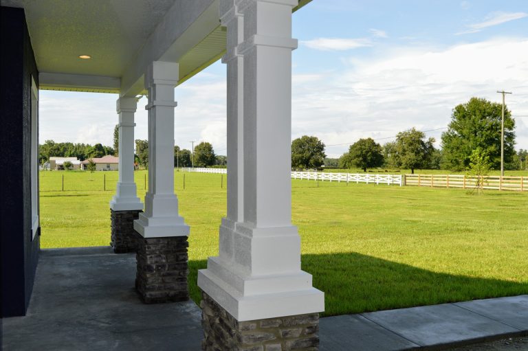 Inspiration for a transitional porch remodel in Tampa by Hall & Pope Builders | Outdoor Photos | Porch | Landscaping | Landscape Design | Outdoor Living Space | Porch Design Ideas | Outdoor Living Space Ideas | Backyard Design