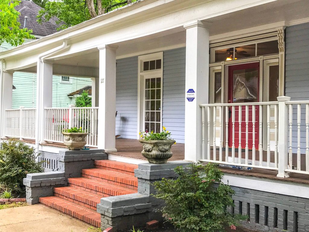Inspiration for a victorian porch remodel in Atlanta by Jennifer Burgess, Real Estate Pro | Outdoor Photos | Porch | Landscaping | Landscape Design | Outdoor Living Space | Porch Design Ideas | Outdoor Living Space Ideas | Backyard Design