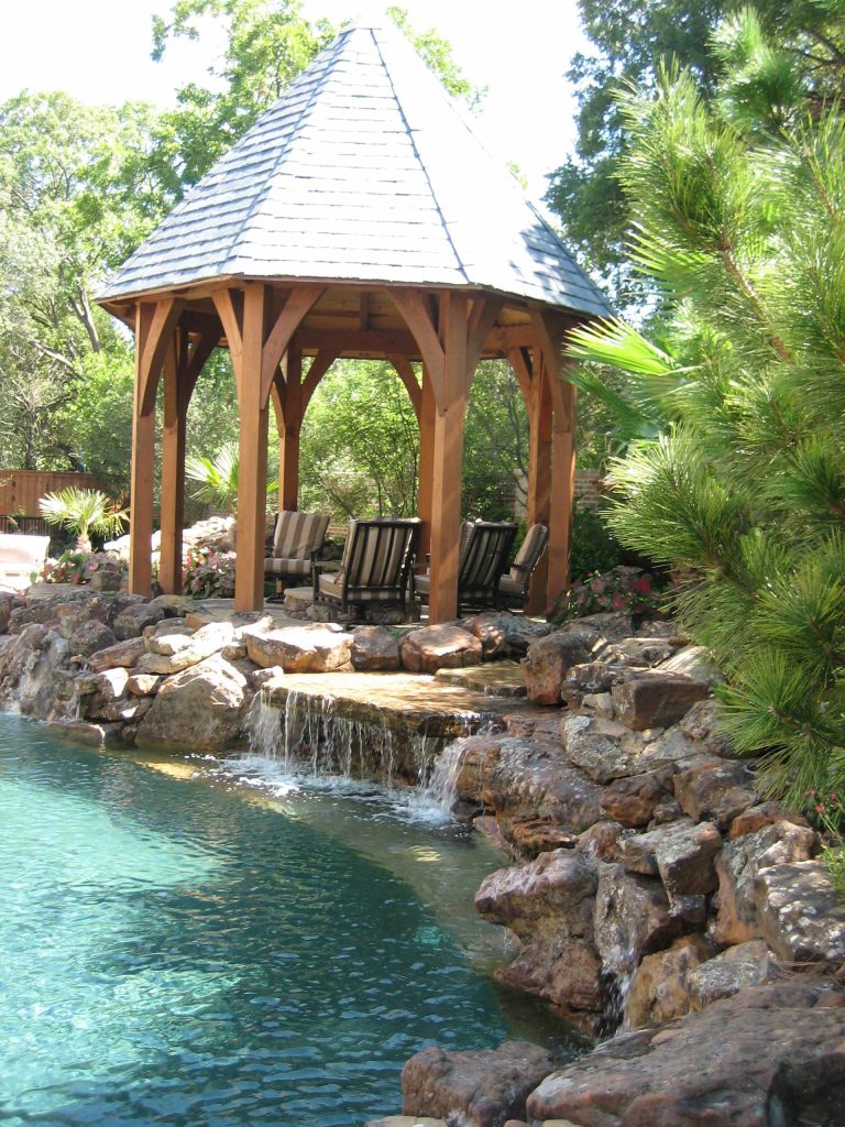 Inspiration for an eclectic pool remodel in Dallas