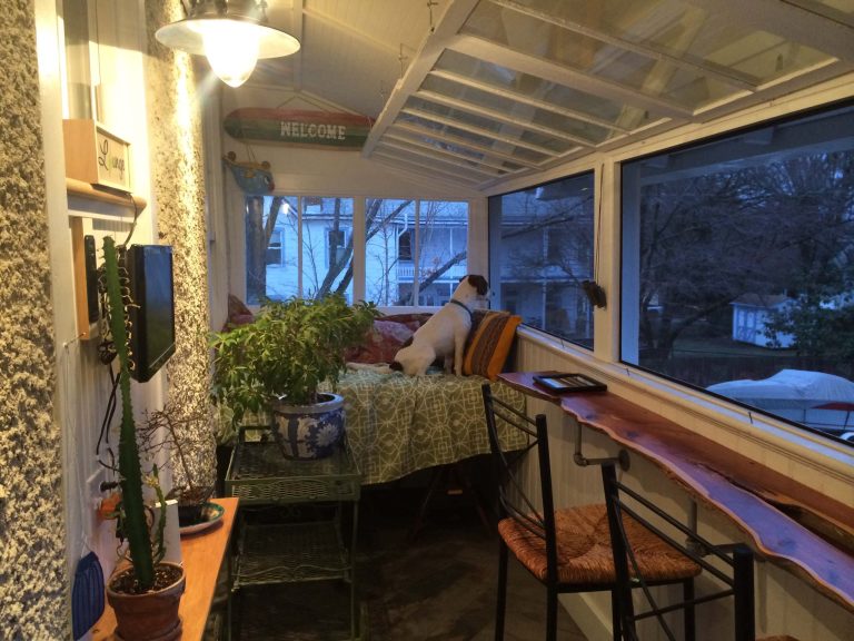 Inspiration for an eclectic porch remodel in Richmond by bruce8101 | Outdoor Photos | Porch | Landscaping | Landscape Design | Outdoor Living Space | Porch Design Ideas | Outdoor Living Space Ideas | Backyard Design