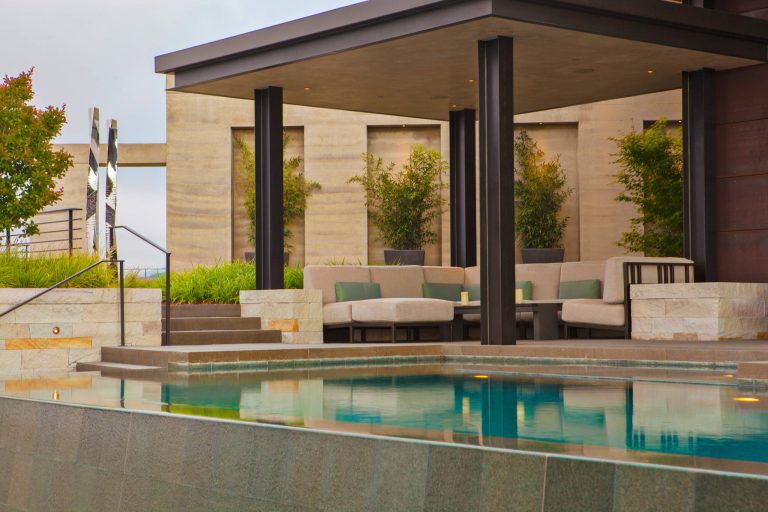 Interior Designer Jacques Saint Dizier Landscape Architect Dustin Moore of Strata while with Suzman Cole Design Associates Frank Paul Perez, Red Lily Studios