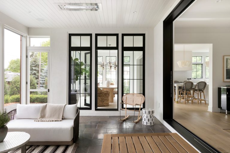 Janet Gridley interior design, screened porch,