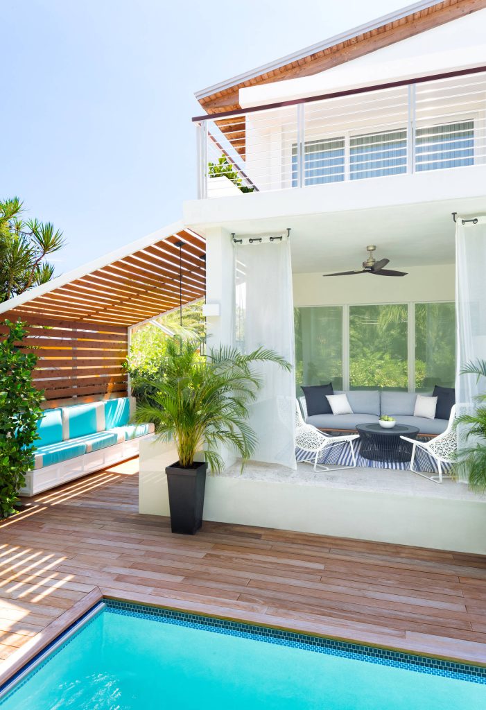 Project Feature in: Luxe Magazine & Luxury Living Brickell

From skiing in the Swiss Alps to water sports in Key Biscayne, a relocation for a Chilean couple with three small children was a sea change. “They’re probably the most opposite places in the world,” says the husband about moving
from Switzerland to Miami. The couple fell in love with a tropical modern house in Key Biscayne with architecture by Marta Zubillaga and Juan Jose Zubillaga of Zubillaga Design. The white-stucco home with horizontal planks of red cedar had them at hello due to the open interiors kept bright and airy with limestone and marble plus an abundance of windows. “The light,” the husband says, “is something we loved.”
While in Miami on an overseas trip, the wife met with designer Maite Granda, whose style she had seen and liked online. For their interview, the homeowner brought along a photo book she created that essentially offered a roadmap to their family with profiles, likes, sports, and hobbies to navigate through the design. They immediately clicked, and Granda’s passion for designing children’s rooms was a value-added perk that the mother of three appreciated. “She painted a picture for me of each of the kids,” recalls Granda. “She said, ‘My boy is very creative—always building; he loves Legos. My oldest girl is very artistic— always dressing up in costumes, and she likes to sing. And the little one—we’re still discovering her personality.’”

To read more visit:
https://maitegranda.com/wp-content/uploads/2017/01/LX_MIA11_HOM_Maite_12.compressed.pdf

Rolando Diaz by Interiors by Maite Granda | Pool design | Pool Contracting | Swimming Pool Ideas | Swimming Pool Design Ideas