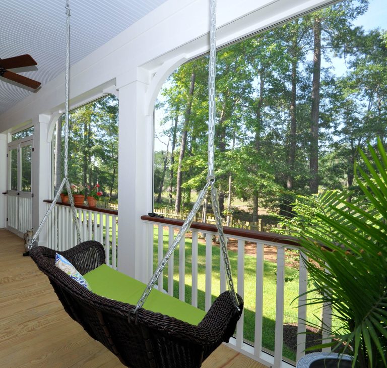 Large classic screened-in back porch idea in Charleston with a roof extension by Great Southern Builders LLC | Outdoor Photos | Porch | Landscaping | Landscape Design | Outdoor Living Space | Porch Design Ideas | Outdoor Living Space Ideas | Backyard Design