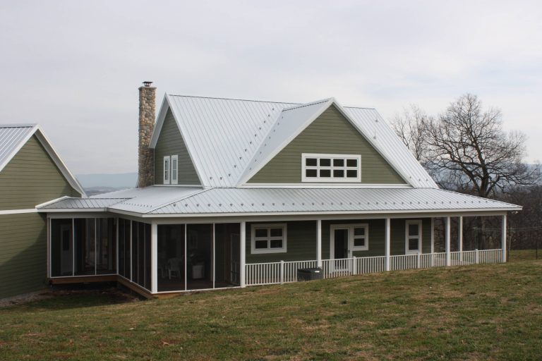 Large country screened-in back porch idea in Other with decking and a roof extension by Lineage Architects | Outdoor Photos | Porch | Landscaping | Landscape Design | Outdoor Living Space | Porch Design Ideas | Outdoor Living Space Ideas | Backyard Design