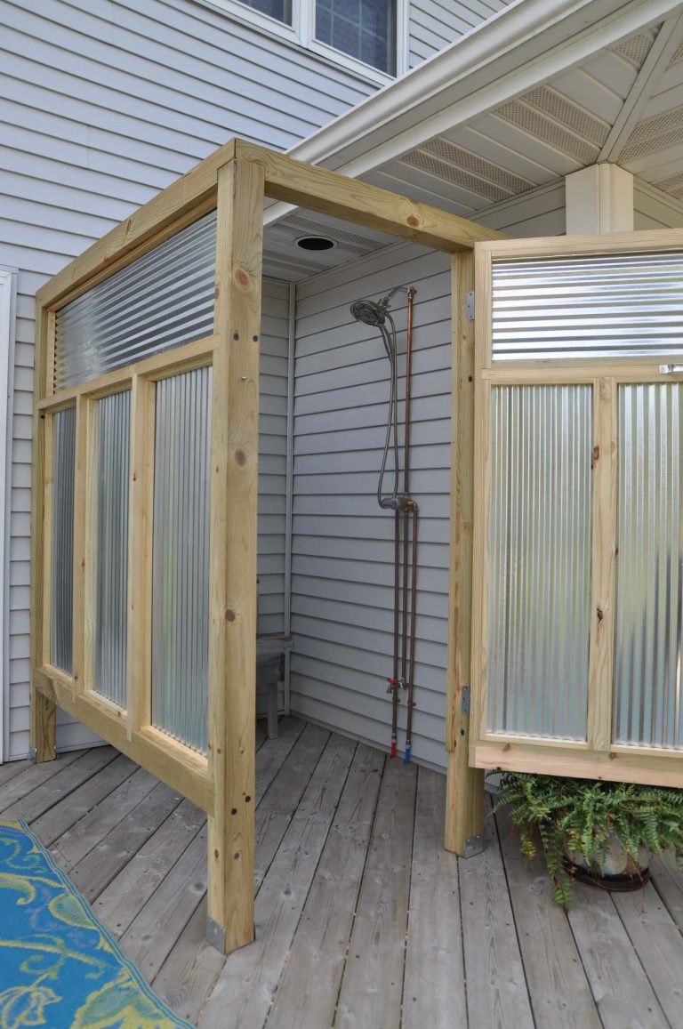 Large eclectic porch idea in Other with decking and a pergola by Welhouse Construction Services, LLC | Outdoor Photos | Porch | Landscaping | Landscape Design | Outdoor Living Space | Porch Design Ideas | Outdoor Living Space Ideas | Backyard Design