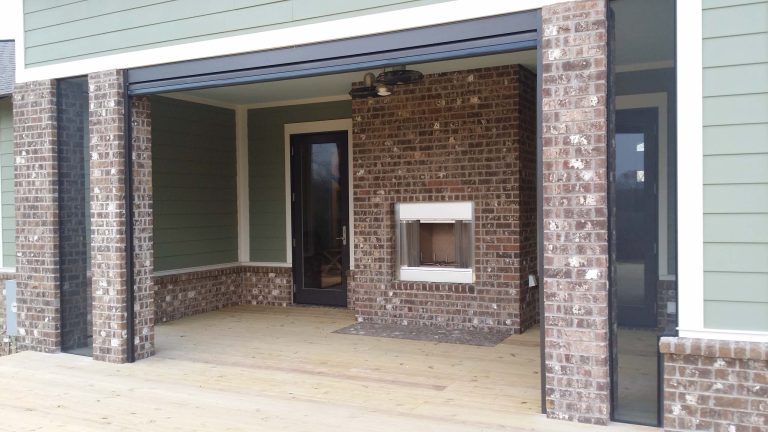 Large elegant screened-in back porch photo in Louisville with a roof extension and decking by Screens of Kentucky, LLC | Outdoor Photos | Porch | Landscaping | Landscape Design | Outdoor Living Space | Porch Design Ideas | Outdoor Living Space Ideas | Backyard Design