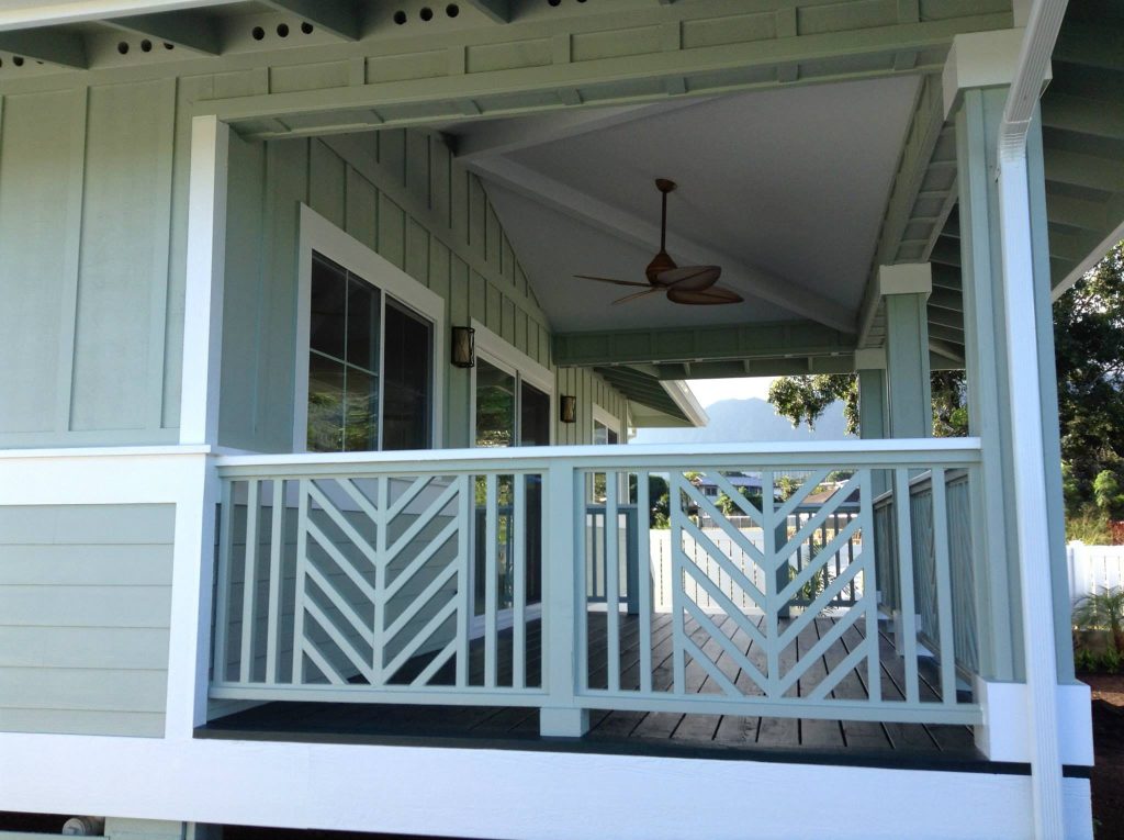 Large front porch idea in Hawaii with a roof extension by Dux Architects Inc | Outdoor Photos | Porch | Landscaping | Landscape Design | Outdoor Living Space | Porch Design Ideas | Outdoor Living Space Ideas | Backyard Design