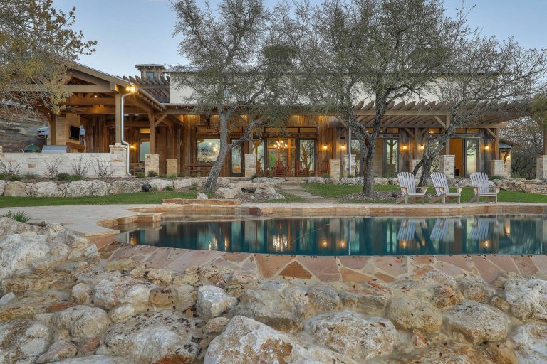 Lauren Keller | Luxury Real Estate Services, LLC Reclaimed Barnwood Siding - https://www.woodco.com/products/wheaton-wallboard/ by WoodCo | Outdoor Photos | Porch | Landscaping | Landscape Design | Outdoor Living Space | Porch Design Ideas | Outdoor Living Space Ideas | Backyard Design