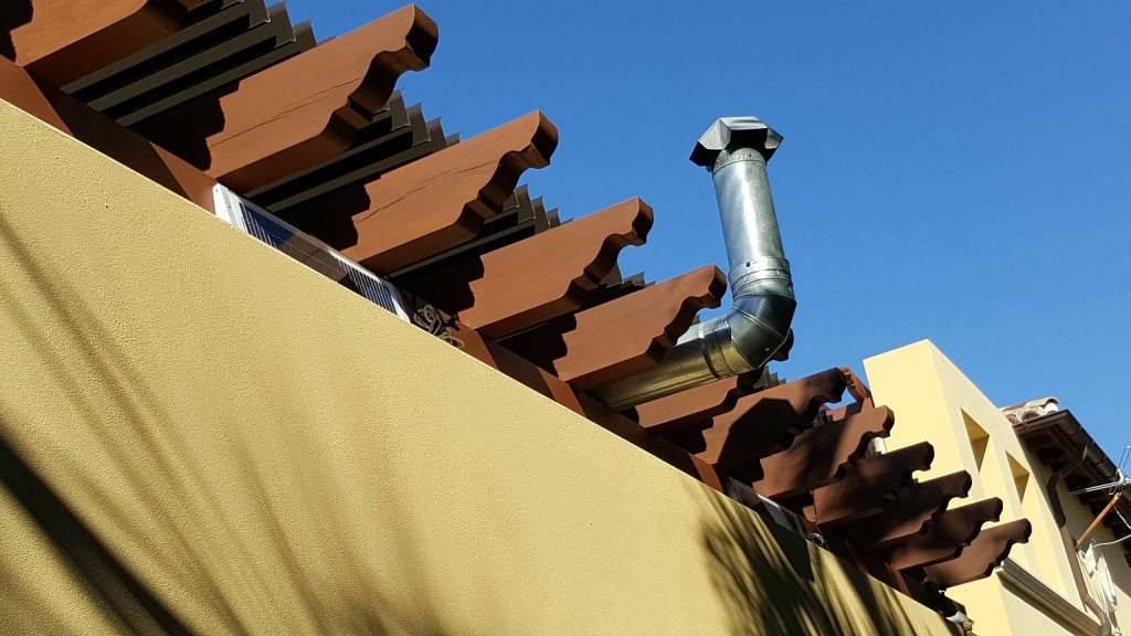 Louvered roof cover over existing Pergola