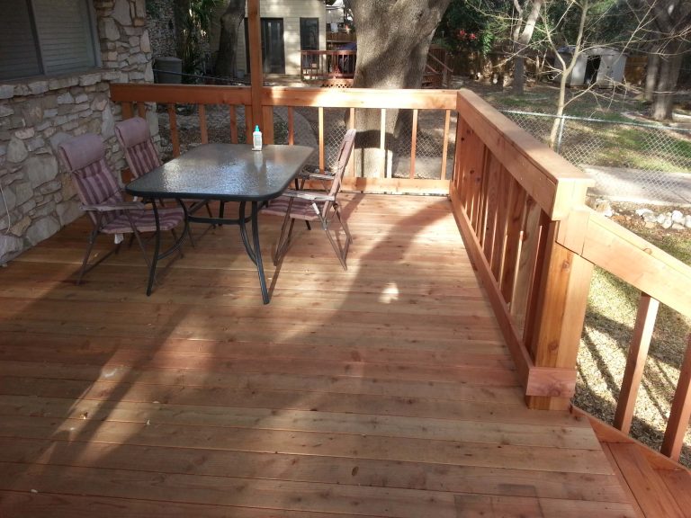 Main deck seating area