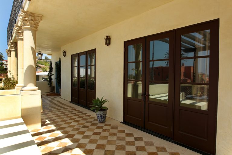 Mediterranean front entrance Custom Design & Construction