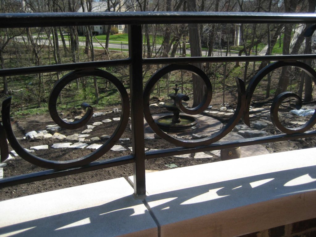 Mid-sized arts and crafts stone screened-in back porch photo in Other with a roof extension by Michael Bolster . Architecture | Outdoor Photos | Porch | Landscaping | Landscape Design | Outdoor Living Space | Porch Design Ideas | Outdoor Living Space Ideas | Backyard Design