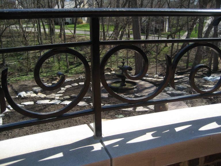 Mid-sized arts and crafts stone screened-in back porch photo in Other with a roof extension by Michael Bolster . Architecture | Outdoor Photos | Porch | Landscaping | Landscape Design | Outdoor Living Space | Porch Design Ideas | Outdoor Living Space Ideas | Backyard Design