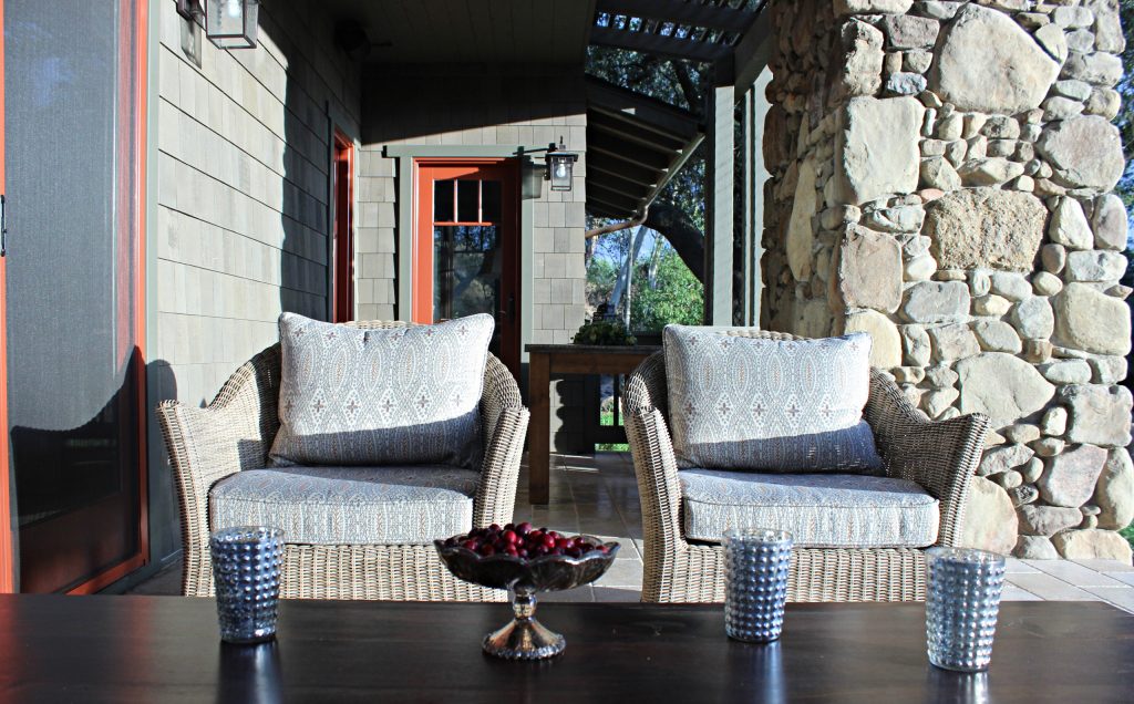 Mid-sized back porch idea in Los Angeles by Chad Carper Construction | Outdoor Photos | Porch | Landscaping | Landscape Design | Outdoor Living Space | Porch Design Ideas | Outdoor Living Space Ideas | Backyard Design