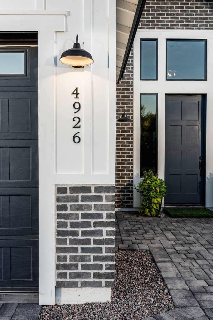 Mid-sized minimalist concrete paver front porch idea in Phoenix by Venetian Outdoors | Outdoor Photos | Porch | Landscaping | Landscape Design | Outdoor Living Space | Porch Design Ideas | Outdoor Living Space Ideas | Backyard Design