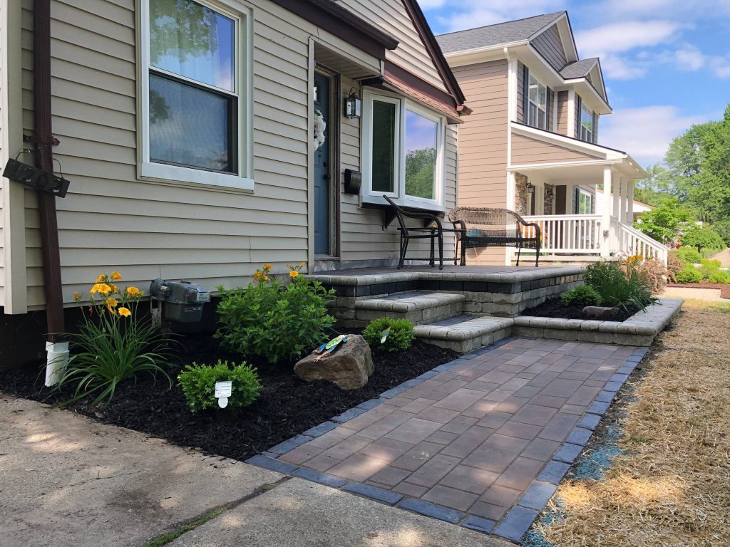 Mid-sized porch idea in Detroit by MAC Landscaping & Design | Outdoor Photos | Porch | Landscaping | Landscape Design | Outdoor Living Space | Porch Design Ideas | Outdoor Living Space Ideas | Backyard Design