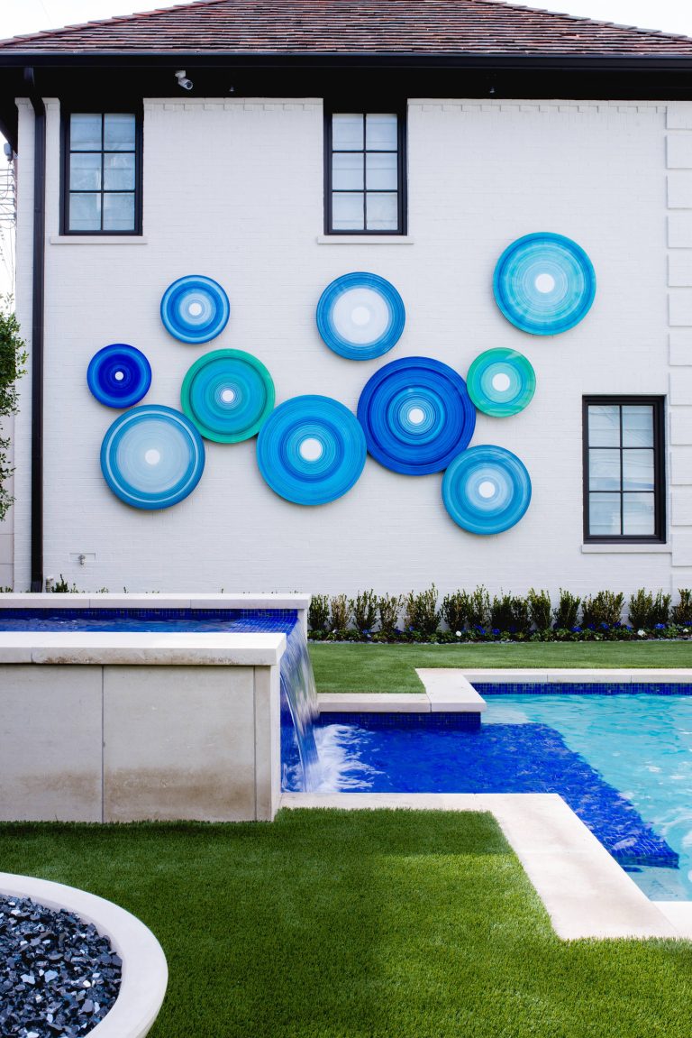 Mid-sized trendy backyard rectangular lap hot tub photo in Dallas