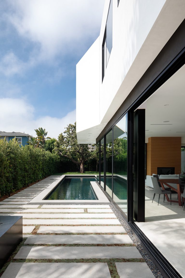 Minimalist pool photo in Los Angeles