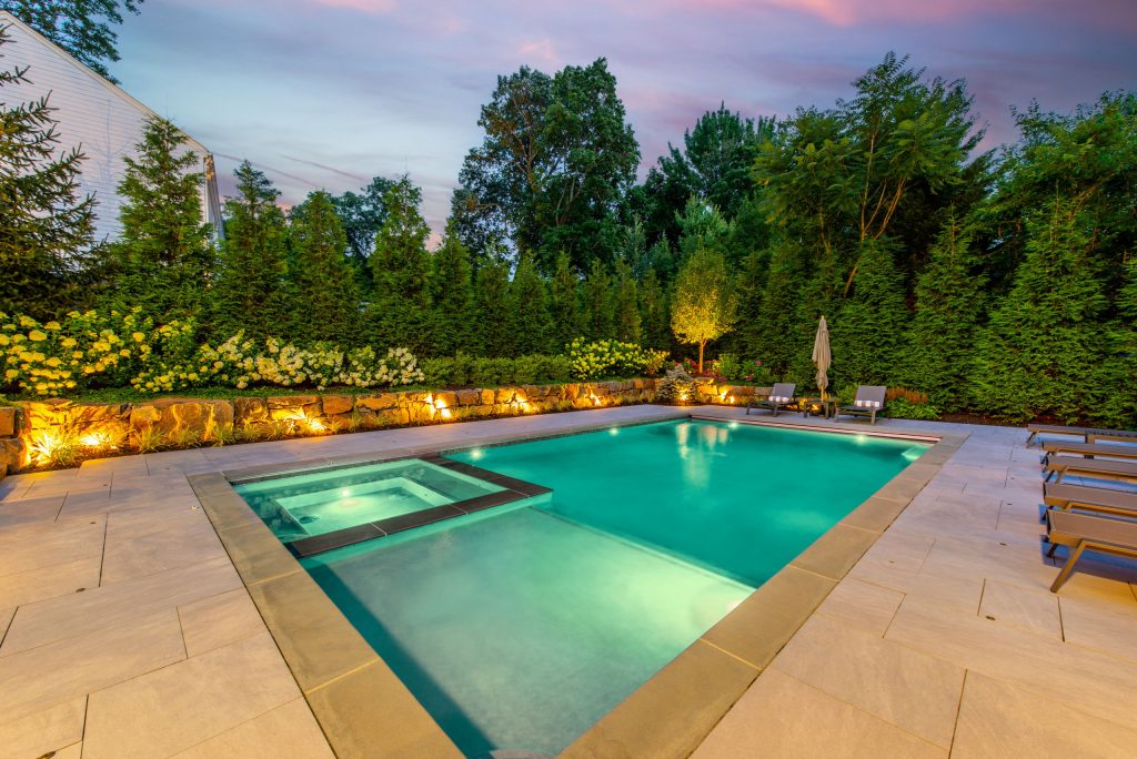 Minimalist pool photo in New York