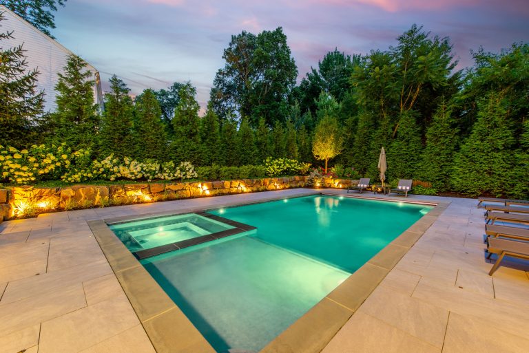 Minimalist pool photo in New York