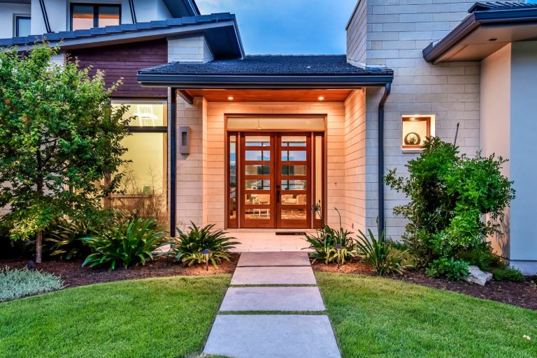 Minimalist porch idea in Austin by Rivendale Homes Texas | Outdoor Photos | Porch | Landscaping | Landscape Design | Outdoor Living Space | Porch Design Ideas | Outdoor Living Space Ideas | Backyard Design